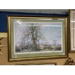 DAVID SHEPHERD PRINT ENTITLED THIS ENGLAND WITH BLIND PROOF STAMP SIGNED BY THE ARTIST F/G 85CM X