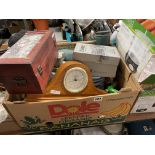 BOX - MANTLE CLOCK, DECORATIVE BOX,