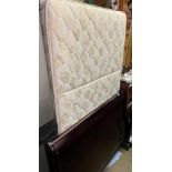 GOOD QUALITY SINGLE BED WITH HARD WOOD SCROLL HEAD BOARD