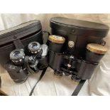 PAIR OF MIRANDA 8X40 AND PAIR OF TECNAR 8X40 BINOCULARS