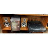 JVC MICRO HIFI TURN TABLE AND A PANSONIC CD RADIO