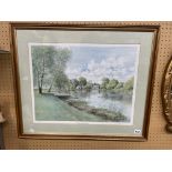 LIMITED EDTIION 7/250 THE POOL, POYNTON PARK, CHESHIRE,