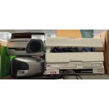 THREE TIER STEAMER, CD RADIO PLAYERS, DVD VHS VCR,