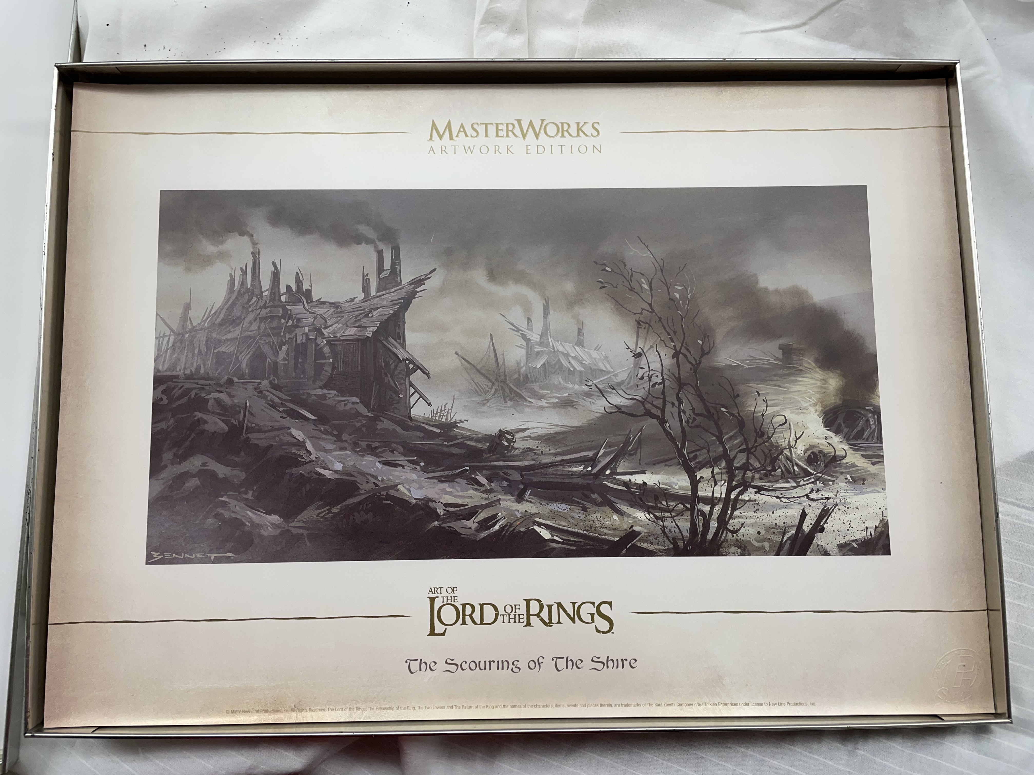 LIMITED EDITION MASTERWORKS ART OF "THE LORD OF THE RINGS" 30 PIECE LITHOGRAPHIC PRINT COLLECTION - Image 4 of 5