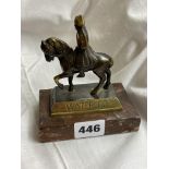 BRASS NAPOLEON DESK PAPER WEIGHT