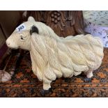 RESIN MOULDED MODEL OF A SHEEP
