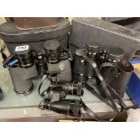 NEWPORT MK II 10 X 50 BINOCULARS AD TWO OTHER PAIRS