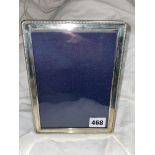 SHEFFIELD SILVER BEADED EASEL BACK PHOTOGRAPH FRAME