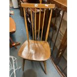 BEECH SPINDLE BACK DINING CHAIR