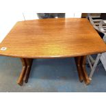 PAIR OF G PLAN OVOID TEAK NEST OF TABLES