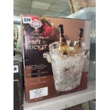 BOXED LEAD CRYSTAL ICE BUCKET