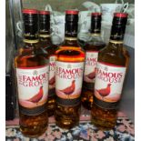 SIX BOTTLES OF FAMOUS GROUSE WHISKY