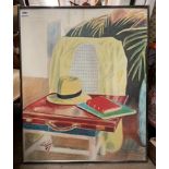 DAVID HOCKNEY PRINT ENTITLED 'STILL LIFE AT THE TAJ HOTEL,