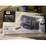 SONY SPEAKER DOCK CLOCK RADIO