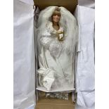 BOXED DOLL OF THE PEOPLES PRINCESS COMMEMORATIVE BRIDE DOLL NUMBER 6694 WITH CERTIFICATE BY ASHTON