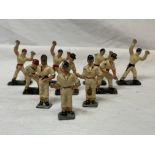 SMALL BAG OF COLD PAINTED LEAD FIGURES