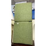 FROVI LAWN GREEN STOOL SEATS (ONE AS FOUND)