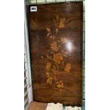 WALNUT AND FOLIATE MARQUETRY PANEL