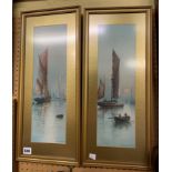 PAIR OF SAILING BOAT PRINTS BY GARMAN MORRIS FRAMED AND GLAZED