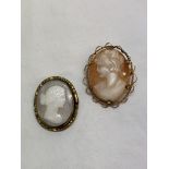 ROLLED GOLD CASED CARVED CAMEO,