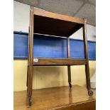 OAK BEECH TROLLEY TABLE