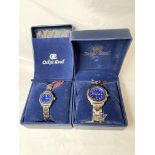 BOXED OSCAR EMIL LADIES SERIES 3000 AND GENTS SERIES 3000 WRIST WATCHES