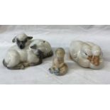 ROYAL COPENHAGEN SLEEPING LAMBS 2769 AS FOUND,