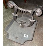 CAST IRON BOOT SCRAPER