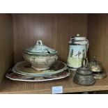 SELECTION OF ITEMS INCLUDING ROYAL DOULTON COLLECTORS PLATE, MINTON SAUCE TUREEN,