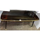 1960S OVOID COFFEE TABLE
