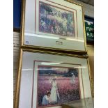 LYNN GERTENBACH LITHOGRAPHIC PRINTS - THE BUTCHART GARDENS AND A SUMMER'S DAY