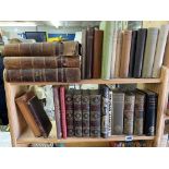 SHELF OF BOOKS INCLUDING HISTORY OF ROME COLLECTION,