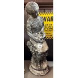 STONEWARE FIGURE THE WATER CARRIER