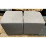 FROVI PALE BLUE CUBE STOOL SEATS