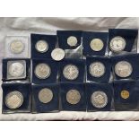 COLLECTION OF WESTMINSTER MINT PROOF SILVER AND OTHER COINS,
