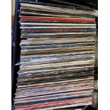 THREE VARIOUS CRATES ON VINYL LP RECORDS