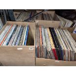 FOUR BOXES OF VINYL LPS