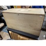 PINE BLANKET BOX H 63CM, W 113CM,