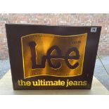 LEE JEANS ADVERTISING LIGHT BOX SIGN