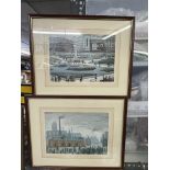 FOUR SMALLER PRINTS AFTER L S LOWRY