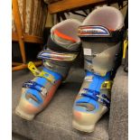 SALOMON SKI BOOTS WITH CARRY CASE SIZE 26 - 26.5 (UK 7-7.