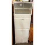 WHITE PAINTED KITCHEN PANTRY UNIT H.176, W.62, D.