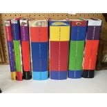 FULL SET OF JK ROWLING HARRY POTTER SERIES NOVELS IN DUST JACKETS INCLUDING 1ST EDITIONS