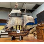 MODEL OF A GALLEON