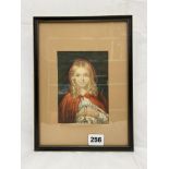 BAXTER PRINT LITTLE RED RIDING HOOD CL357 1856 FRAMED AND GLAZED