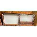 WALL MOUNTED GLAZED SLIDING DOOR DISPLAY CABINET