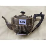 BIRMINGHAM SILVER BACHELOR TEA POT 9.