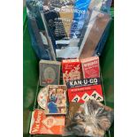 BAG OF LEATHER AND CASHS BOOK MARKERS,