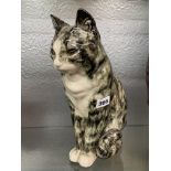 WINSTANLEY SIZE 42 SEATED TABBY CAT FIGURE