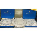 TWO BOXED ROYAL WORCESTER BONE CHINA CAKE STANDS